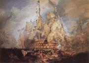 J.M.W. Turner The Battle of Trafalgar oil painting reproduction